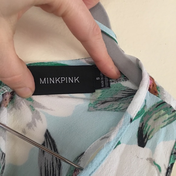 MINKPINK tropical floral crop top - Picture 4 of 5
